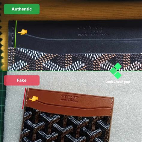 goyard passport holder fake|is a goyard a scam.